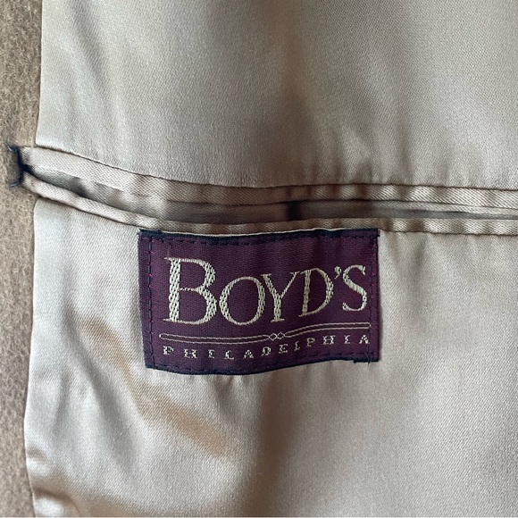 Burberry 100% Cashmere Brown Trench Coat - Picture 5 of 8